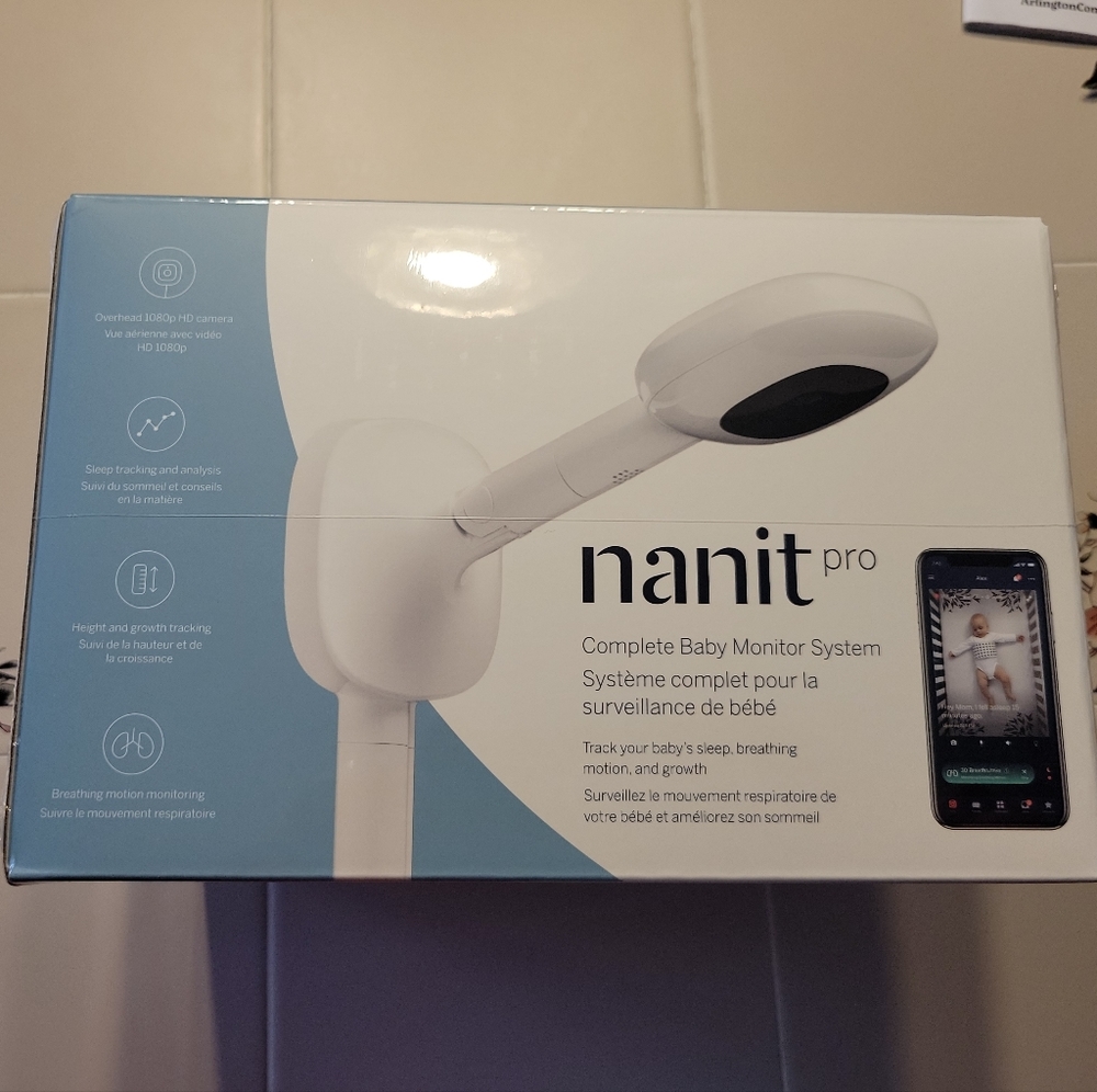 Nanit PRO baby monitor new in box